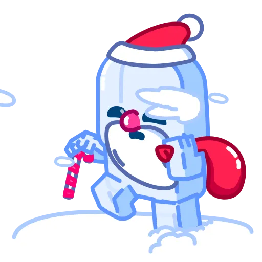 🏃‍♀️ Стикер «Ice Man» для Telegram