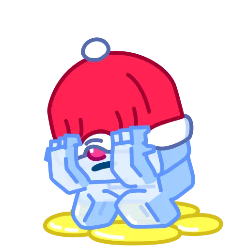 😱 Стикер «Ice Man» для Telegram