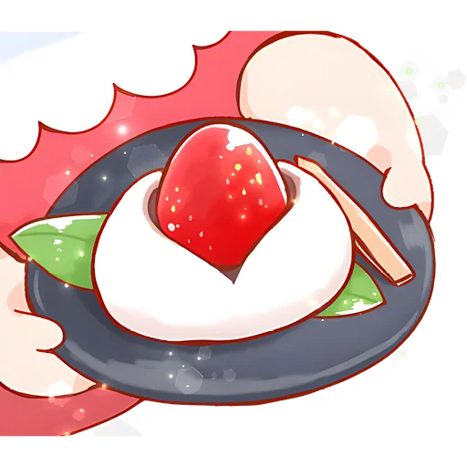🧁 Стикер «Ичиго чан» для Telegram