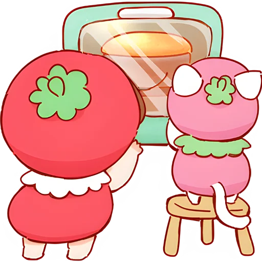 🧁 Стикер «Ичиго чан» для Telegram