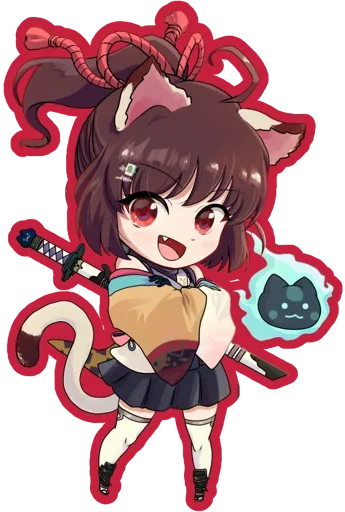 😍 Стикер «Ichihime» для Telegram