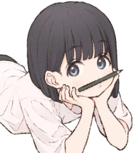 😳 Стикер «Ichika (Issa Kawaguchi)» для Telegram