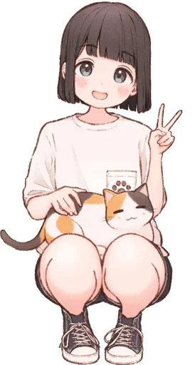 😳 Стикер «Ichika (Issa Kawaguchi)» для Telegram
