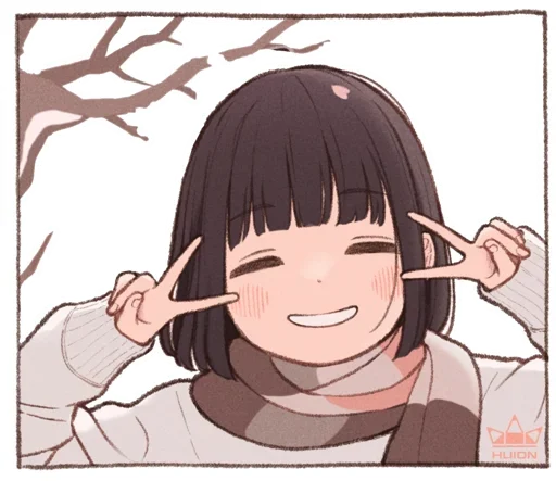 😳 Стикер «Ichika (Issa Kawaguchi)» для Telegram