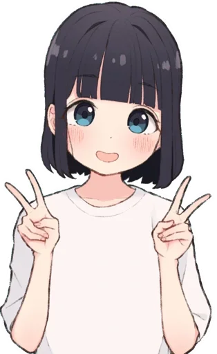 😳 Стикер «Ichika (Issa Kawaguchi)» для Telegram