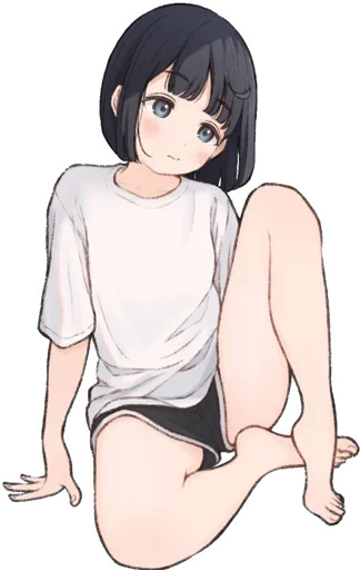 😳 Стикер «Ichika (Issa Kawaguchi)» для Telegram