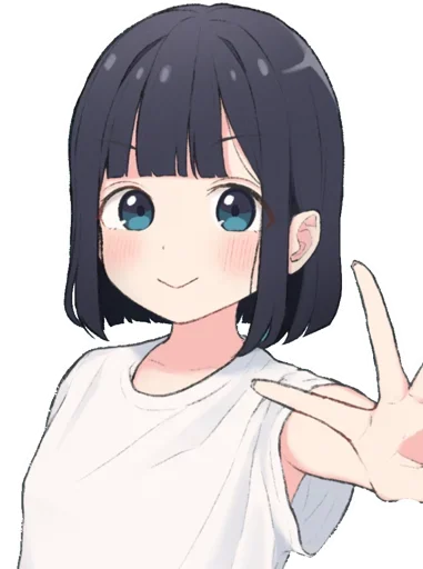 😳 Стикер «Ichika (Issa Kawaguchi)» для Telegram