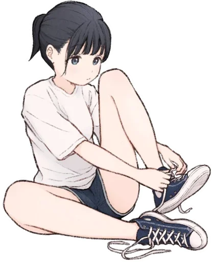 😳 Стикер «Ichika (Issa Kawaguchi)» для Telegram