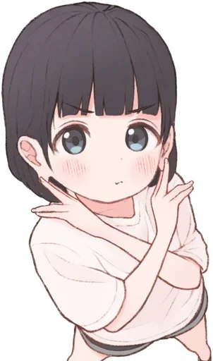 😳 Стикер «Ichika (Issa Kawaguchi)» для Telegram