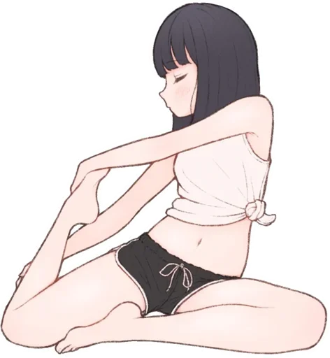 😳 Стикер «Ichika (Issa Kawaguchi)» для Telegram