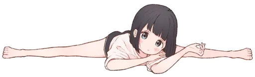 😳 Стикер «Ichika (Issa Kawaguchi)» для Telegram