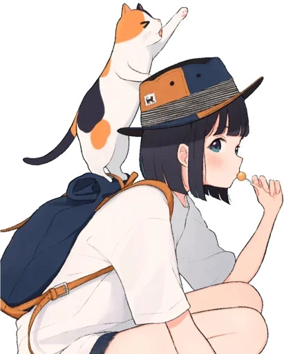 Стикерпак Ichika (Issa Kawaguchi) для Telegram