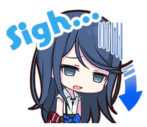 🐳 Стикер «Ichika» для Telegram