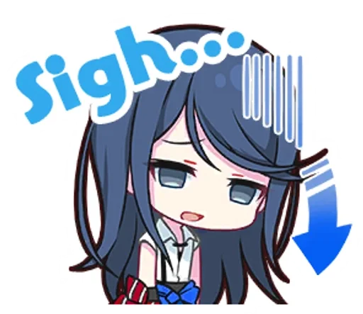 🎸 Стикер «Ичика Хошино» для Telegram