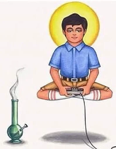 🛫 Стикер «Iconostasis» для Telegram