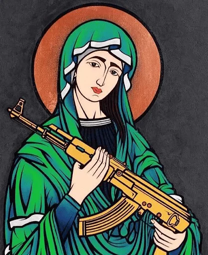 🔫 Стикер «Iconostasis» для Telegram