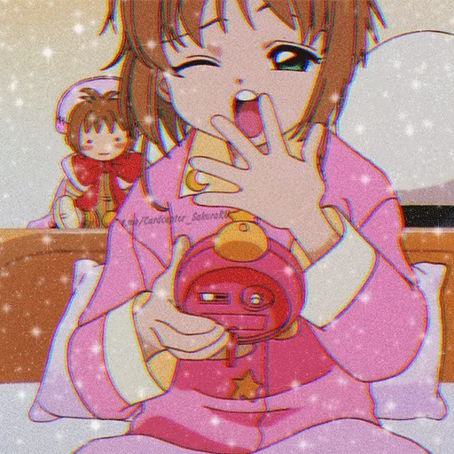 🥱 Стикер «Icons Cardcaptor Sakura» для Telegram