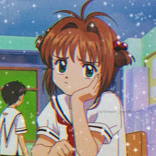 ☹️ Стикер «Icons Cardcaptor Sakura» для Telegram