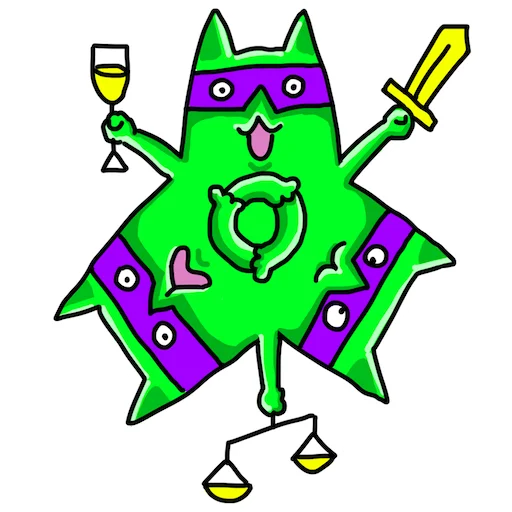 👹 Стикер «Ай си Кот» для Telegram