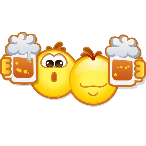 🍻 Стикер «ICQ Колобки» для Telegram