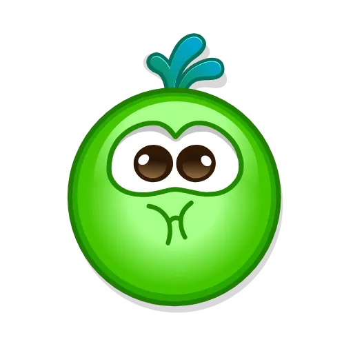 🤢 Стикер «ICQ Колобки» для Telegram