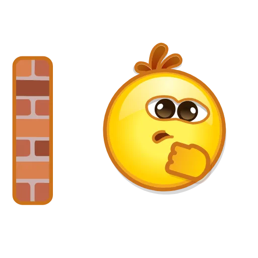 😵 Стикер «ICQ Колобки» для Telegram