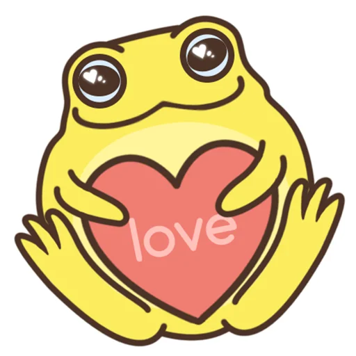 ❤️ Стикер «ИСАиИ - шная жабка» для Telegram