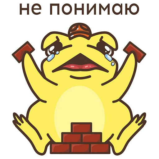 🥲 Стикер «ИСАиИ - шная жабка» для Telegram