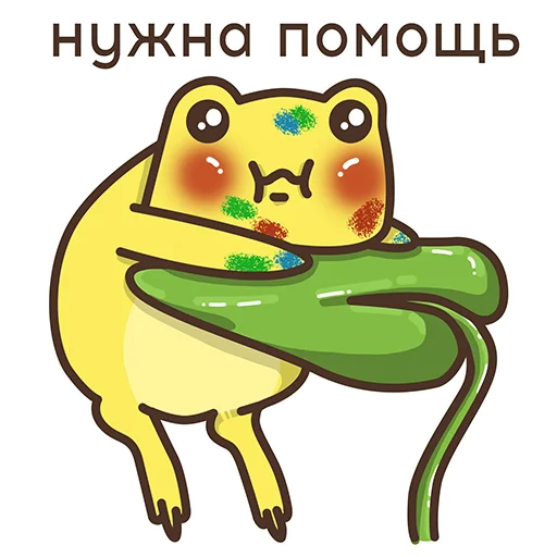 🫤 Стикер «ИСАиИ - шная жабка» для Telegram