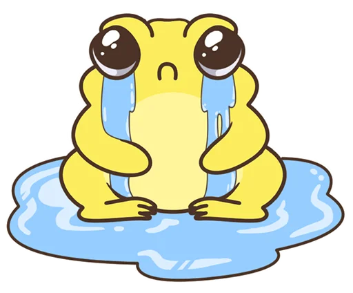 😭 Стикер «ИСАиИ - шная жабка» для Telegram