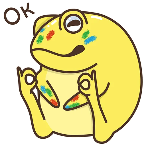 👌 Стикер «ИСАиИ - шная жабка» для Telegram