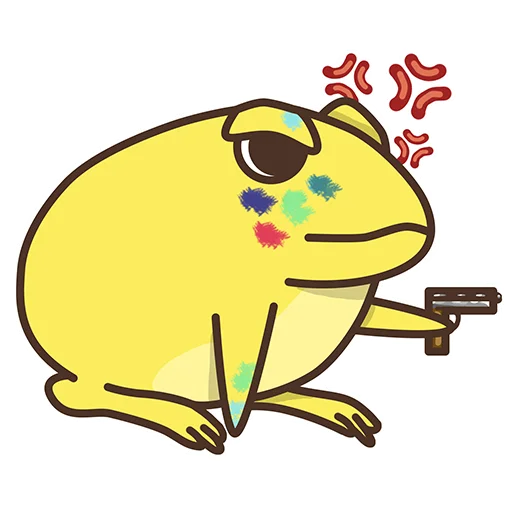 😠 Стикер «ИСАиИ - шная жабка» для Telegram