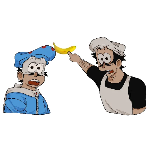 🍌 Стикер «бананы!!!?!?!???!?!?» для Telegram