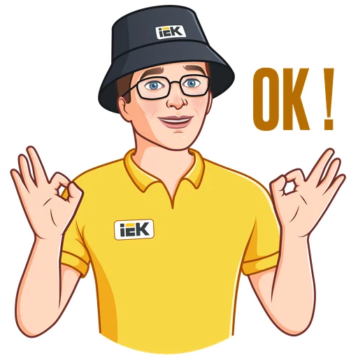 👌 Стикер «IEK» для Telegram