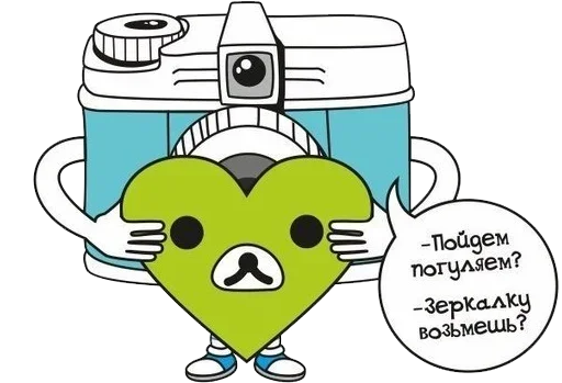 😟 Стикер «я фотограф я так вижу» для Telegram