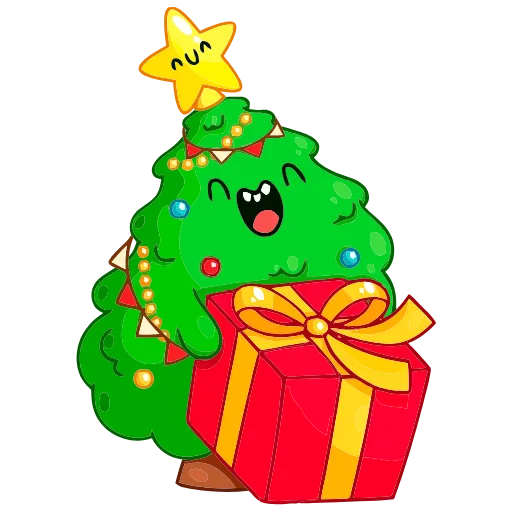 🎁 Эмодзи «Ёлочка Иголочка» для Telegram