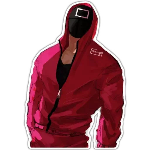 ❤️‍🔥 Стикер «Игра в кальмара squid game» для Telegram