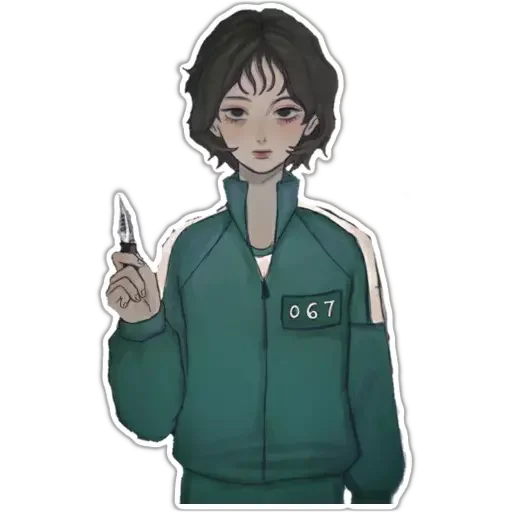 🔪 Стикер «Игра в кальмара squid game» для Telegram