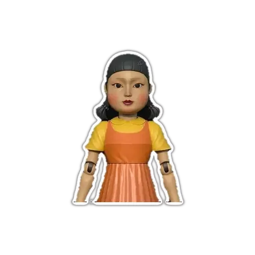 👧 Стикер «Игра в кальмара squid game» для Telegram