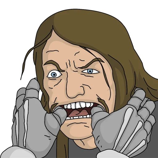 😬 Стикер «Металлопокалипсис» для Telegram