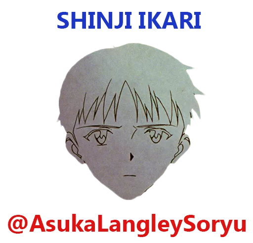 🔖 Стикер «Shinji Ikari» для Telegram