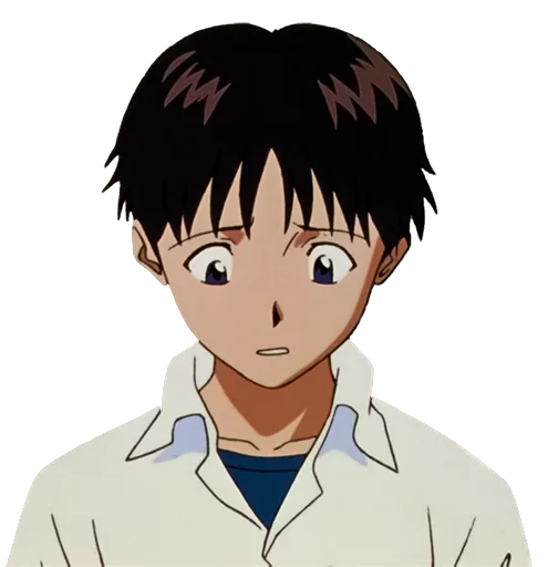 😐 Стикер «Shinji Ikari» для Telegram