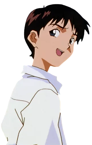 😃 Стикер «Shinji Ikari» для Telegram
