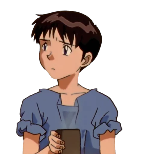 🙁 Стикер «Shinji Ikari» для Telegram