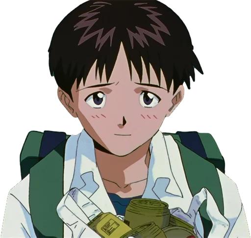 😏 Стикер «Shinji Ikari» для Telegram
