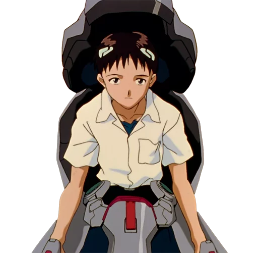 😐 Стикер «Shinji Ikari» для Telegram