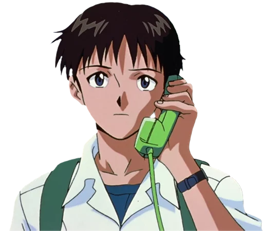 📞 Стикер «Shinji Ikari» для Telegram