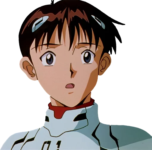 😯 Стикер «Shinji Ikari» для Telegram