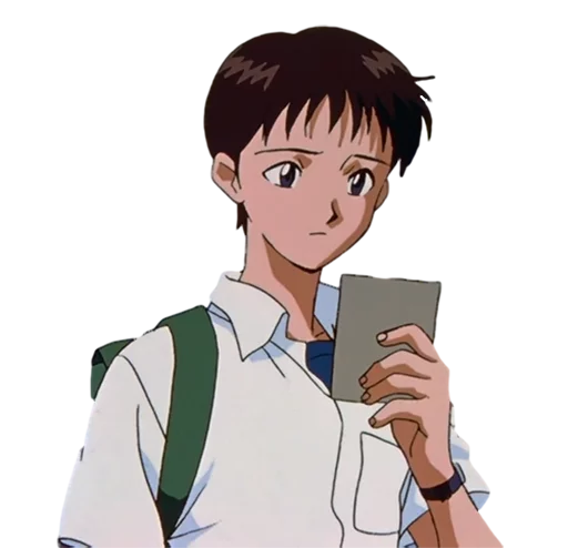 🤔 Стикер «Shinji Ikari» для Telegram
