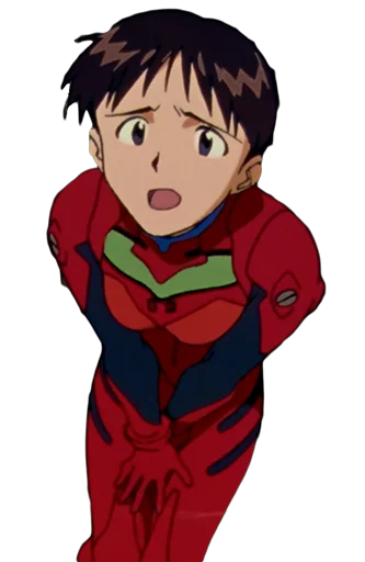 😍 Стикер «Shinji Ikari» для Telegram